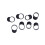 Silicone Drum Finger Sleeves Set, 4 Sizes, Protective Percussion Accessories 4