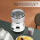 Electric Coffee Grinder, Rustproof Coffee Grinder for Coffee Beans, Nuts, Spices and Gra 5