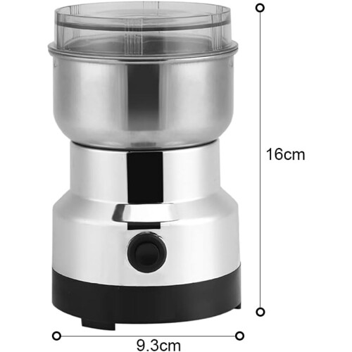 Electric Coffee Grinder, Rustproof Coffee Grinder for Coffee Beans, Nuts, Spices and Gra 1