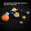 Vinyl 9-Planet Astronomy Model Set - Safe Science Learning for Kids 6