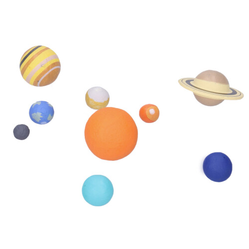 Vinyl 9-Planet Astronomy Model Set - Safe Science Learning for Kids