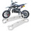 Pair Front Forks 22mm/0.87in Yoke Upside Down 10