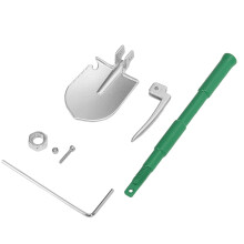 RC Metal Shovel for Crawler, Aluminum Alloy & Iron, Green