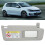 Right Front Sun Visor 5GG857552 Gray ABS for VW Golf MK7 (2014-2017) 10