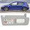 Right Front Sun Visor 5GG857552 Gray ABS for VW Golf MK7 (2014-2017) 12