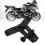 Black Motorcycle Front Camera Mount Holder Steel 11