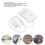 Caméra WiFi coaxiale 2 MP 1080p vision nocturne pour bureau 4