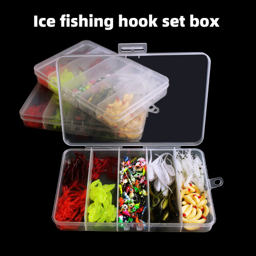 160 Stück Eisfischen Jigs Eisfischen Lockstoffe Eisfischen Starterset für Walleye, Barsch und Panfish