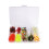 160 Stück Eisfischen Jigs Eisfischen Lockstoffe Eisfischen Starterset für Walleye, Barsch und Panfish 8
