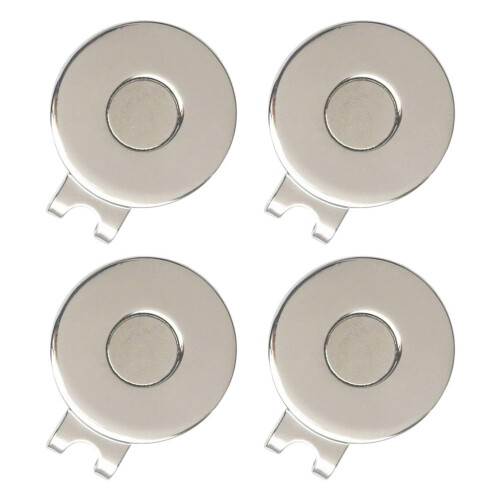 4 pièces marque-balles, disque de 25 mm, 32,5/32 cm, argent