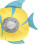 Collier de récupération pour chat en forme de poisson réglable 71-105g 6