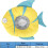 Collier de récupération pour chat en forme de poisson réglable 71-105g 8