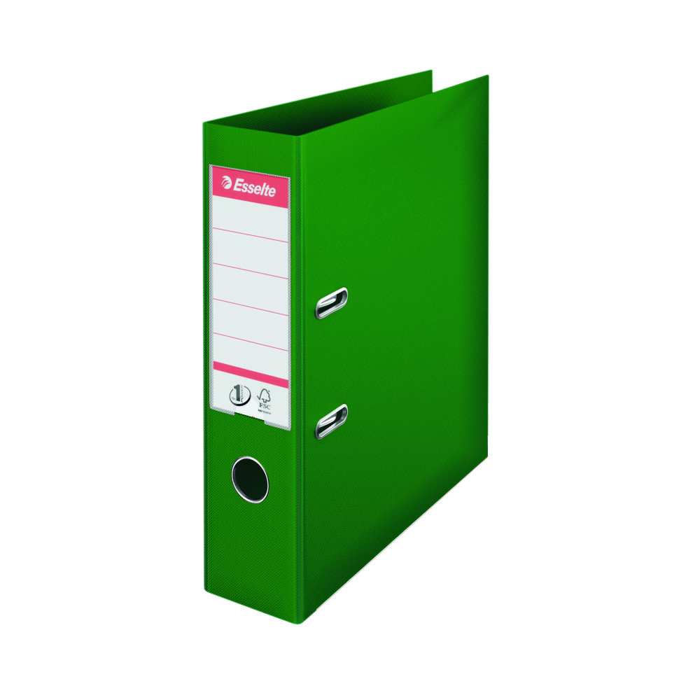 Photos - File Folder / Lever Arch File Esselte No 1 Lever Arch File Slotted 75mm A4 Green  811360 (Pack of 10)