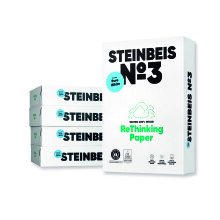Steinbeis No.3 Pure White Recycled Copier Paper A3 80gsm Bx2500 10032