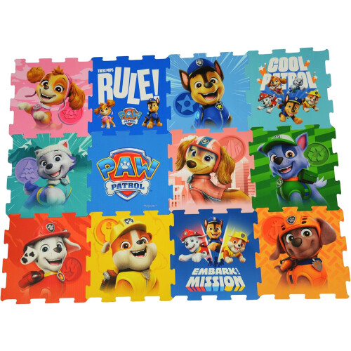 Paw Patrol Paw Patrol 12 piece EVA Play Mat