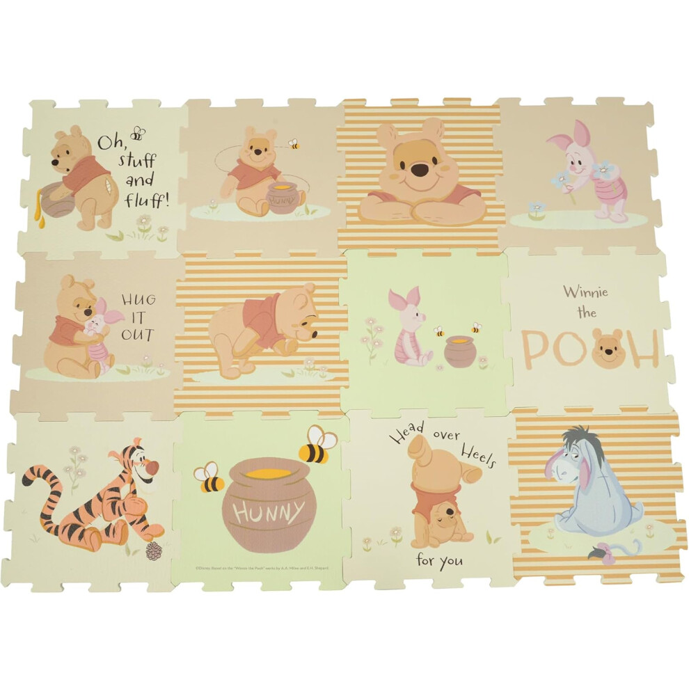 12 Piece Play Mat Winnie The Pooh