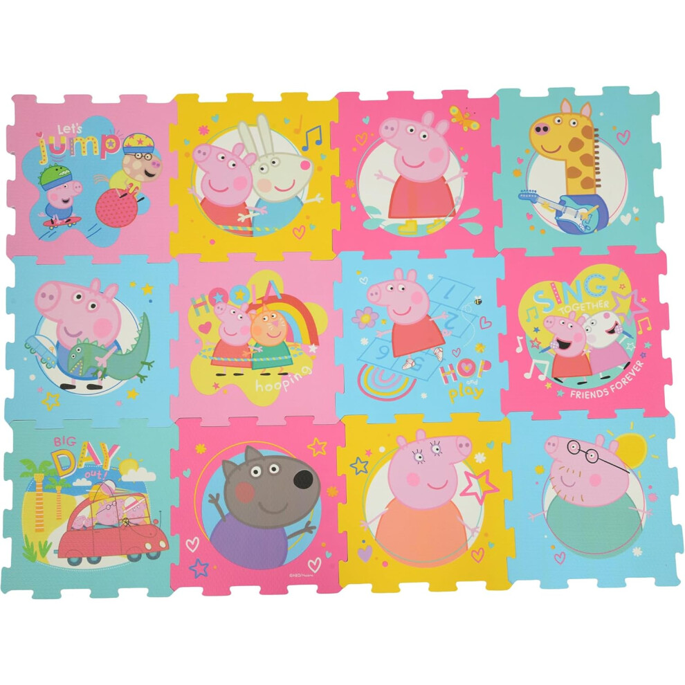 Peppa Pig 12 Piece Eva Playmat