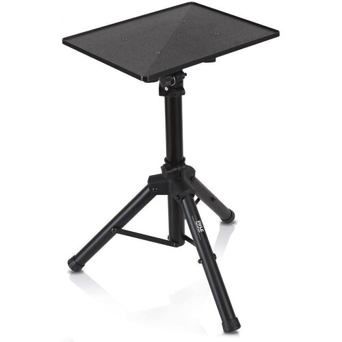Pyle Laptop Floor Stand - Adjustable Projector & Laptop Tripod - Tall Lectern Stand