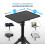 Pyle Laptop Floor Stand - Adjustable Projector & Laptop Tripod - Tall Lectern Stand 2