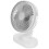 Mini Desktop Fan D77 5000mAh USB Rechargeable Oscillating Cooler Silver 15