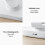 Mini Desktop Fan D77 5000mAh USB Rechargeable Oscillating Cooler Silver 9