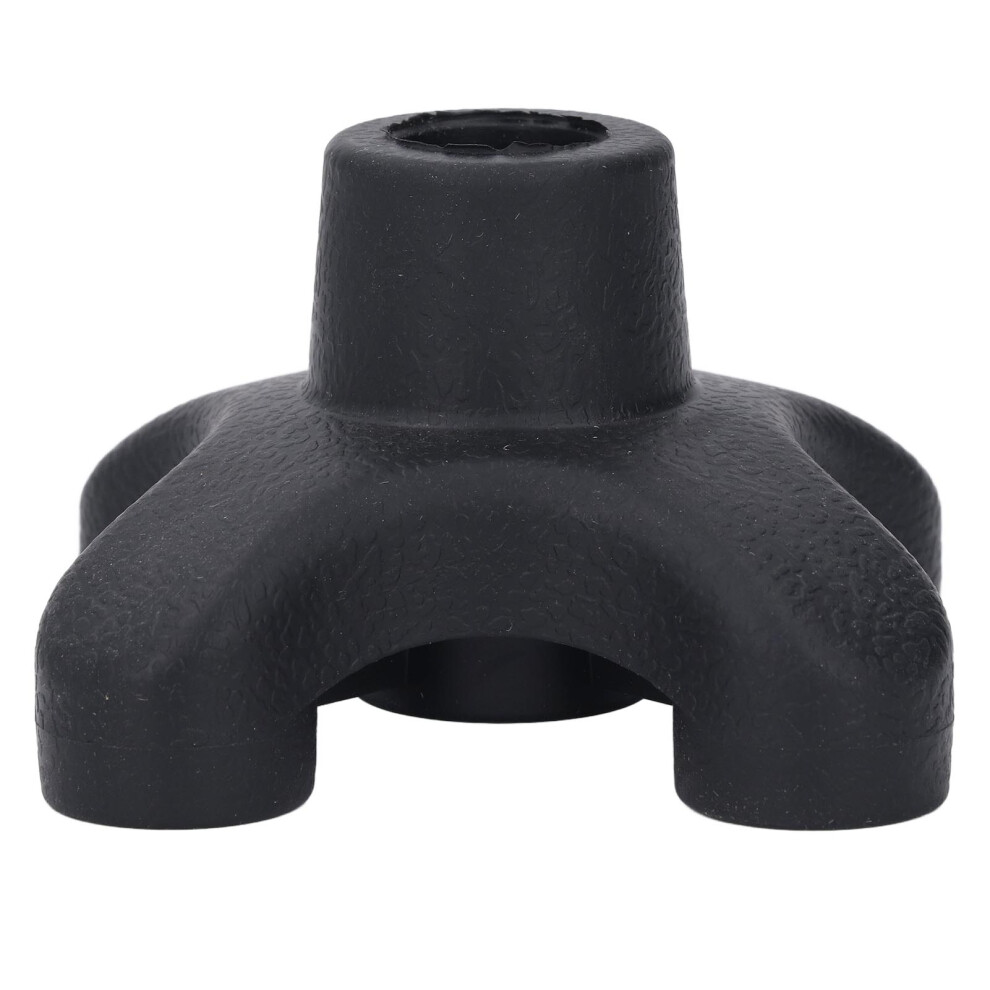 Non Slip 4 Prong Cane Tip Replacement Heavy Duty Rubber for 19mm Walking Cane