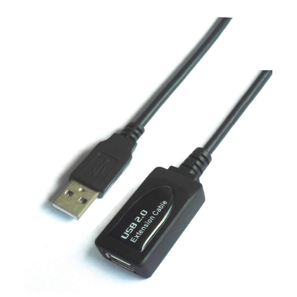 Aisens A101 ? 0019 ? Extension Usb 2.0 Extension Cable With Amplifier ? (10 M, Advanced Chipset) Black 8436574700183