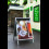 Deflecto A1 Pavement Display Board with Snap Frame Aluminium Silver PPA110S 4