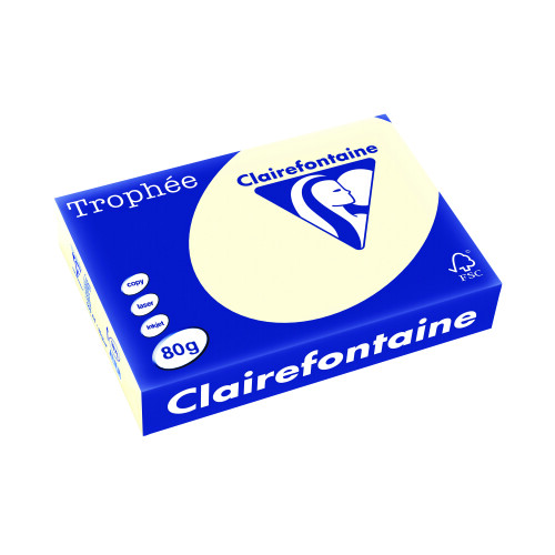 Trophee Colour Paper A4 Ivory 80gsm Pack of 500