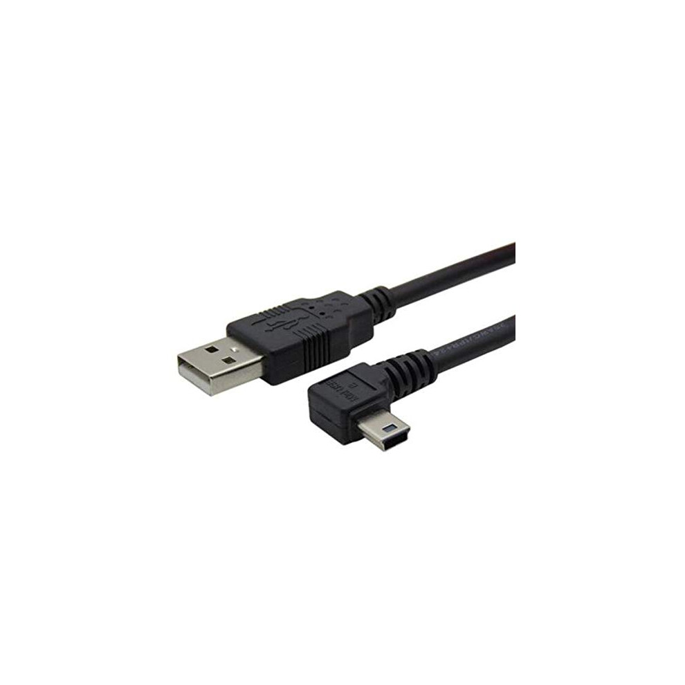 Dherigtech? 3M Right Angle Usb Battery Charger And Data Cable Lead For Transcend Drivepro 520 - Car Dash Cam - Video Vehicle Recorder Camera 7435649311393