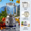 Ariete Blender Ariete vintage glazen Capri 583CAP 1000 W Wit Blauw 4