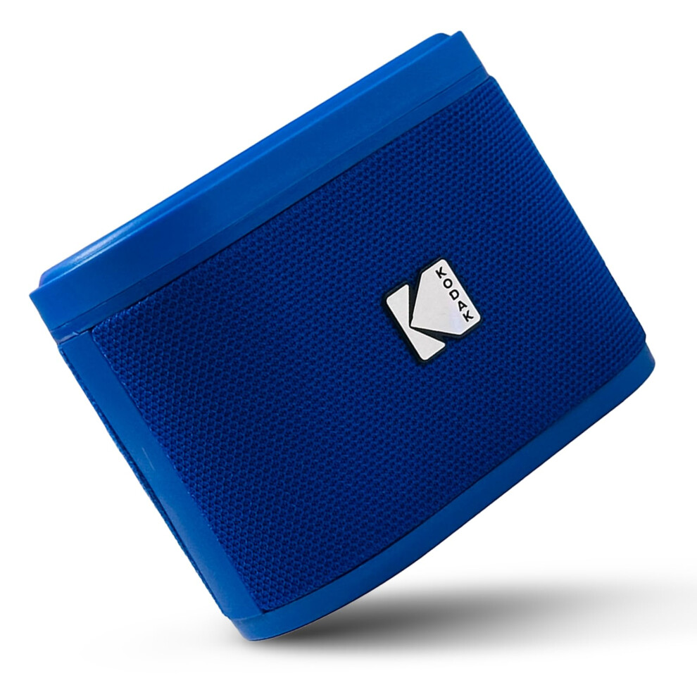 Kodak SOUNDBRIX Portable Wireless Speaker - Connects up to 100 Speakers - Magnetic Dock and Powerful 5W Sound - 3H Battery Life - Blue