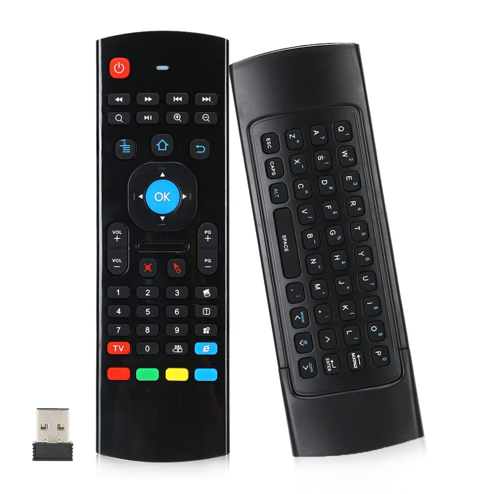 Elprico Remote Controller, Wireless Remote Mouse Mx3 2.4G Wireless Air Fly Mouse Motion Sensing Infrared Remote Controller For Tv Pc 8757737499028