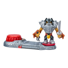 Figurine de Guerrier Akedo Ninja Boss, Lion d'Or Prideheart, 3 pouces, Action Spin 360