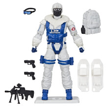 G.I. Joe Classified Series Retro Cardback Snow Serpent 6-Zoll-Actionfigur zum Sammeln mit 8 Zubehrteilen