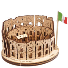 UGEARS Rome Colosseum 3d Puzzles for Adults - Model Building Kits Wood Puzzle Hobbies for Men - Rompecabezas 3d Para Adultos - Wooden Model Kit to