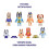Bluey Bluey - Pack de 8 Figures d'Aventure, Figurines Articulées Prêtes pour l'Aventure 3