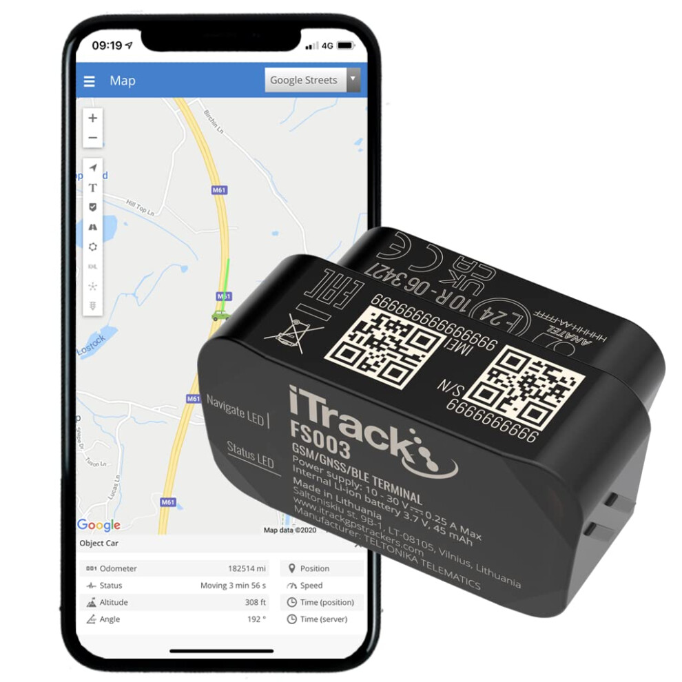 Itrack Fs003 Obd Port Car Van Motorhome Gps Tracker - Easy Install 5060565020139