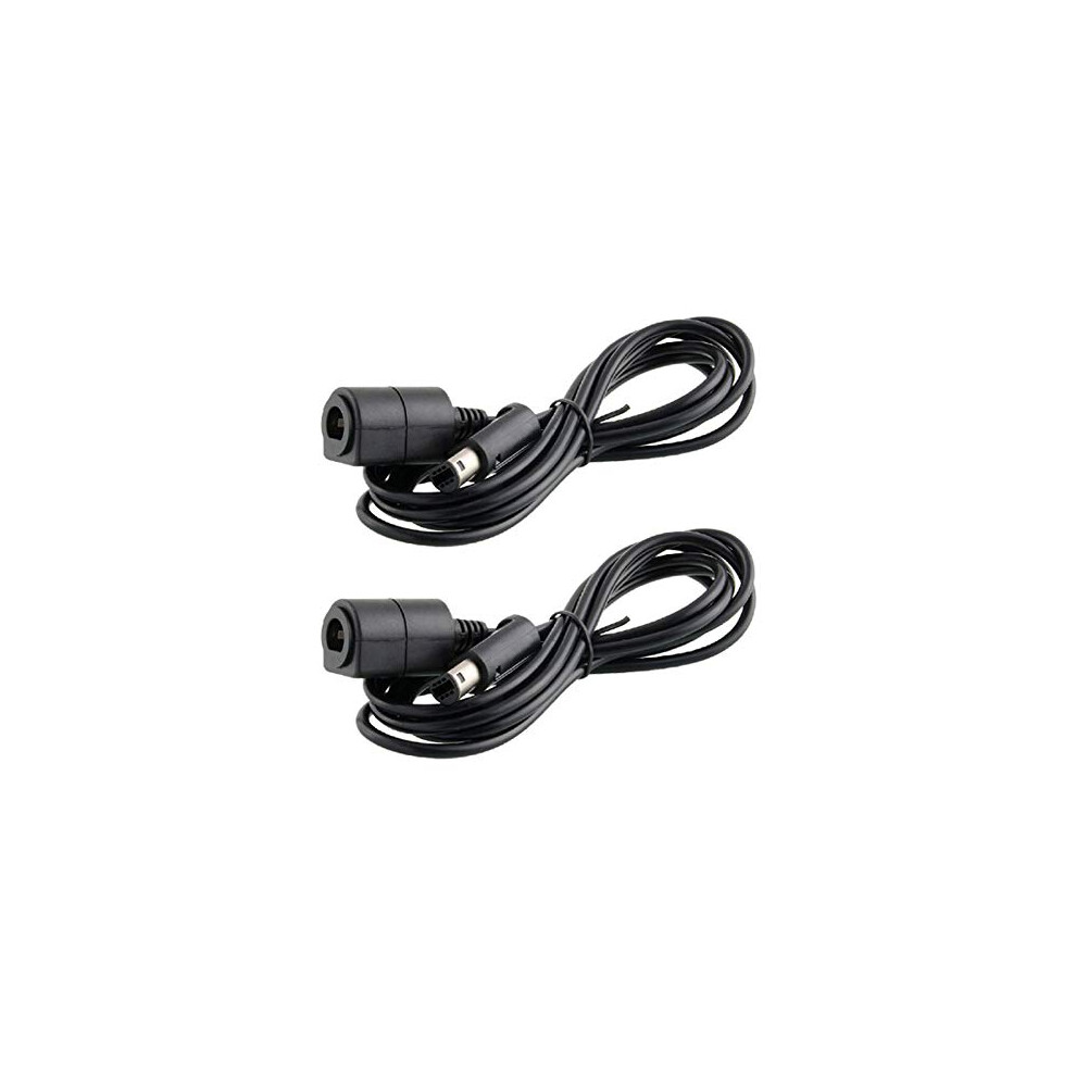 Zedlabz 2 X Controller Extension Cable Lead 1.8M (6Ft) For Nintendo Gamecube (Gc) & Wii 5060276721318