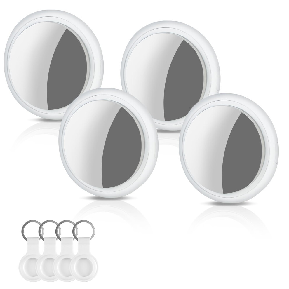 4 Pack Air Tracker Tags, Item Finder Works With Find My App (Ios Only), Tracker With Silicone Protective Cover Pet Smart Tag For White 793313665928