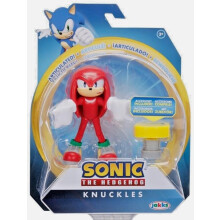 Sonic the Hedgehog 4" Articulated Action Figure Collection - Choose Figure (Knuckles with Spring)
