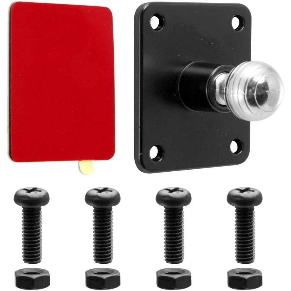 Ibolt Aluminum 17Mm Amps Adapter Plate - For Garmin Gps Devices, Ibolt Smartphone Holders And Other Industry Standard 17Mm Adapters 858577006129