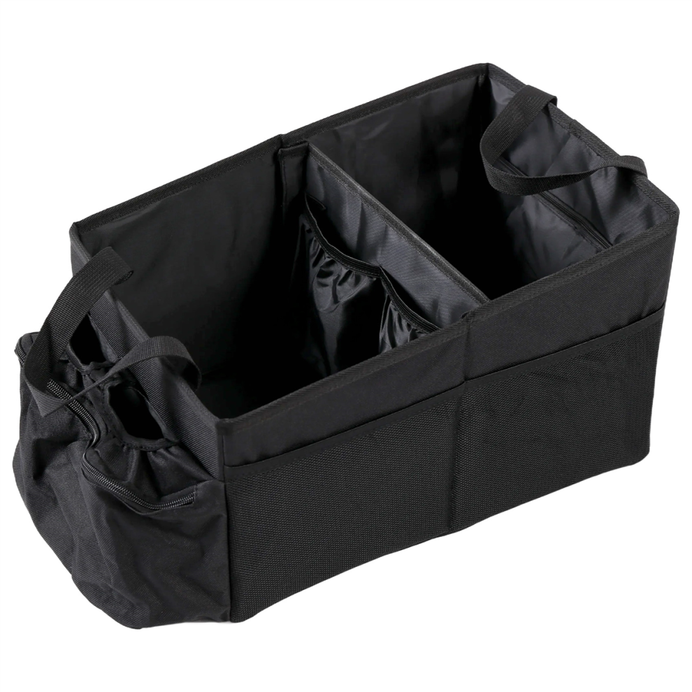 Car Seat Organizers, Foldable Rear Organizer, Storage, Trunk Storage Organizer Black 4852145457814