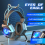 Wired Gaming Headset with Microphone for Switch PC Computer Laptop Headphone C 8