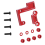 RC Car Upgrade Spindle Support Kit for 1/10 TT02 TT02B Parts Red 6