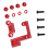 RC Car Upgrade Spindle Support Kit for 1/10 TT02 TT02B Parts Red 3