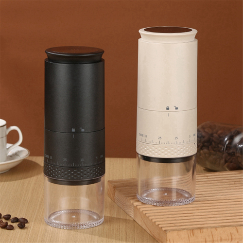 Electric Grinder Portable USB Charging Coffee Automatic for Espresso Black 2