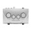 Karaoke Sound Mixer Portable Professional Audio System Dual Mic Inputs Silver (EU) 1