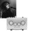 Karaoke Sound Mixer Portable Professional Audio System Dual Mic Inputs Silver (EU) 3