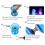 China Diabolo Suit Three Bearings Toy Luminous Children Pull . 3